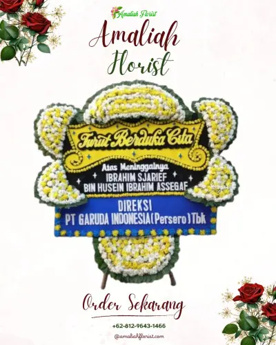 Papan Bunga Duka di Poncosari